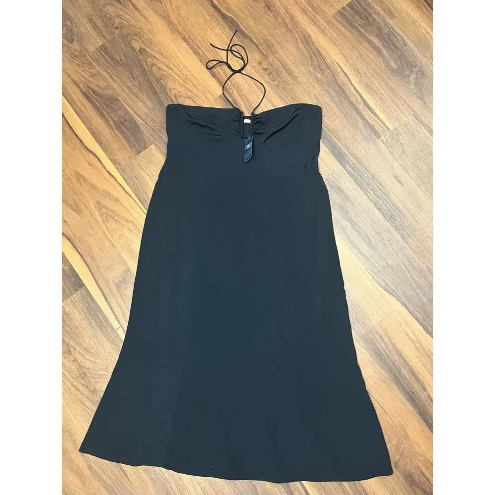 Abercrombie & Fitch NWT Women XL Halter Maxi Slip Dress Romantic